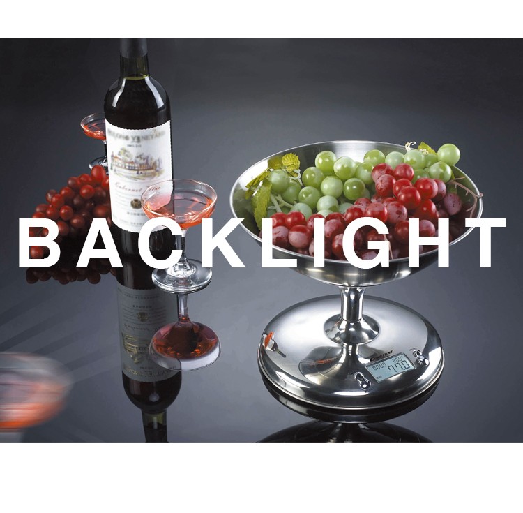 14192-256B High-end wine glass-shaped all-stainless steel kitchen scale, fruit baking electronic scale, bread and coffee scale, wholesale for export detail image 4