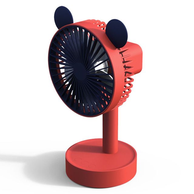Office desktop shake head small fan student charging cute brushless mute desktop portable creative small electric fan Item Picture