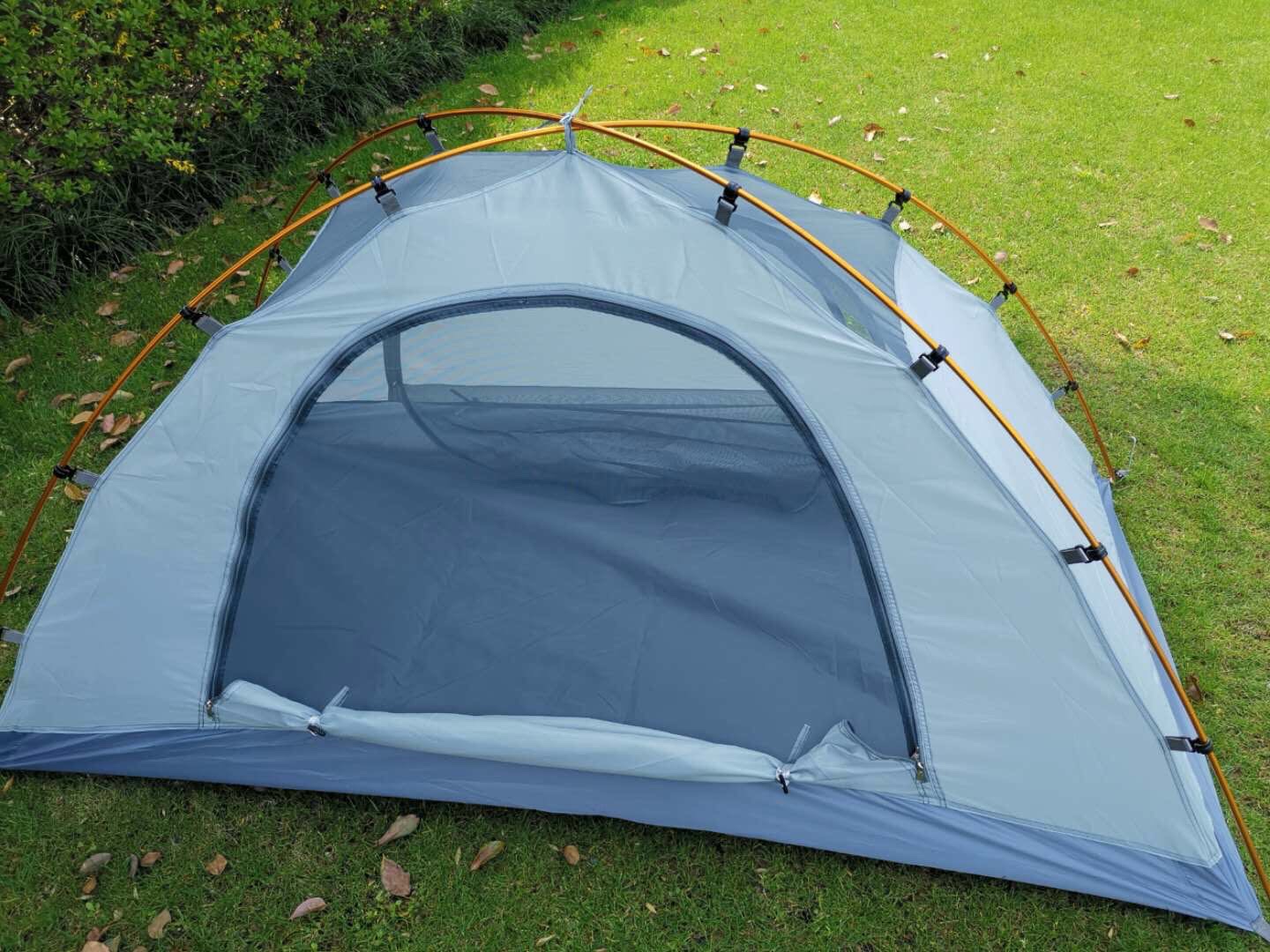 Single-person aluminum pole single-soldier tent detail image 1