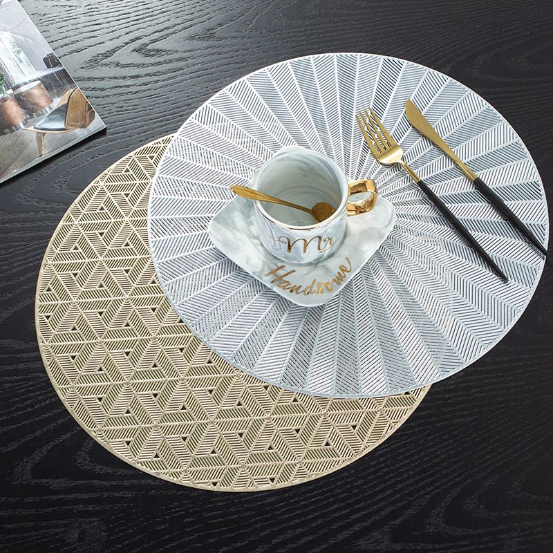 隔热防烫皮革pvc西餐垫子欧式轻奢家用餐桌垫布