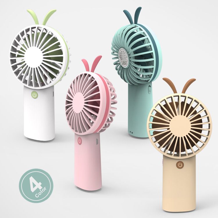 Mini hand-held USB small fan charging handheld portable dormitory small electric fan students outdoor small table fan Specification drawing