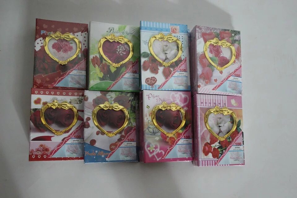 6 "96 photos with framed love album without box