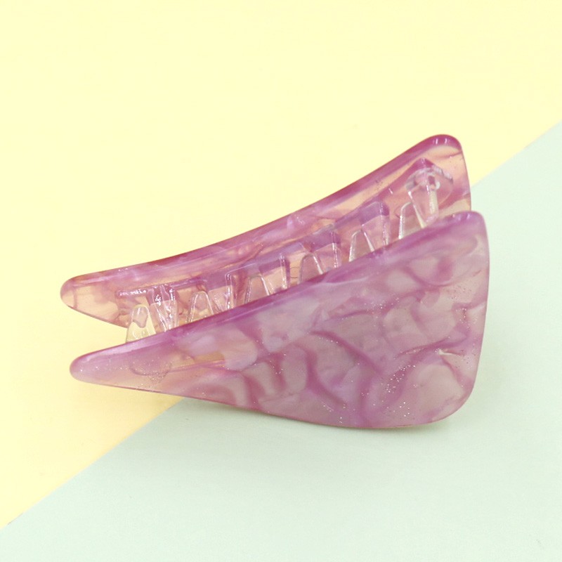 Headwear Adult Acetate Triangle Hairpin Acrylic Grab Clip Amazon Hot Manufacturers Direct Sales Item Picture