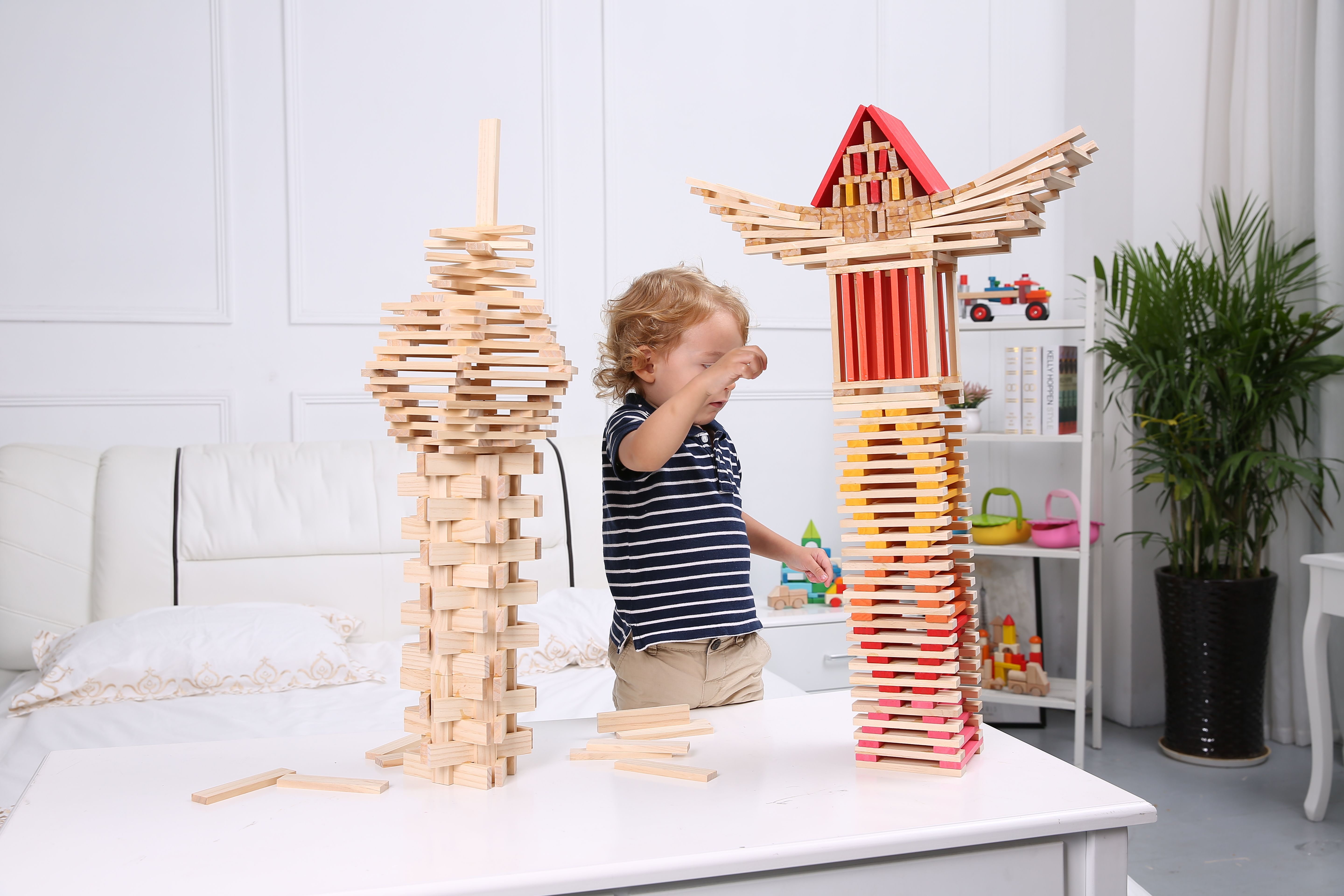 300积木拼搭积木多米诺积木