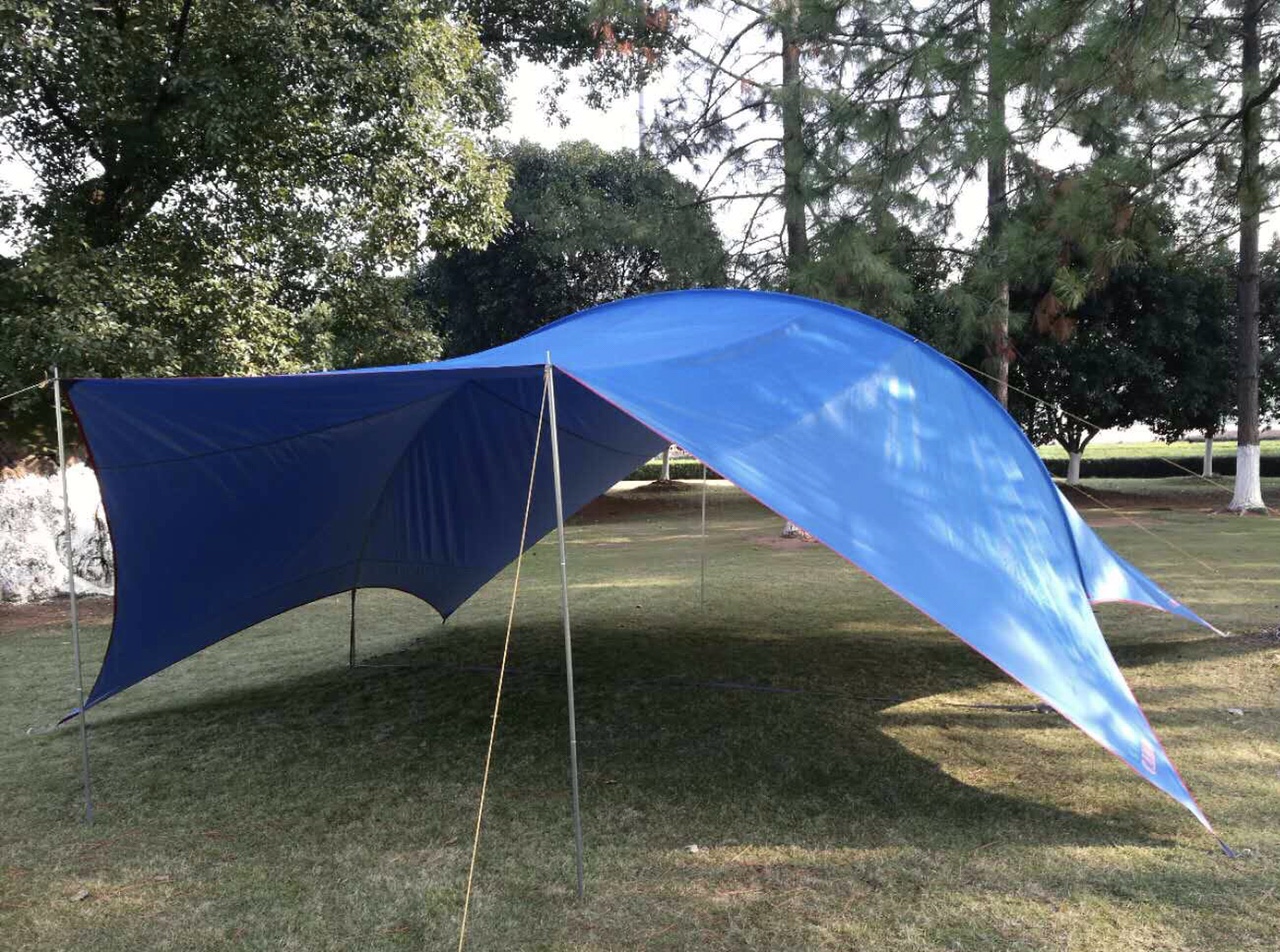 Aluminum pole canopy