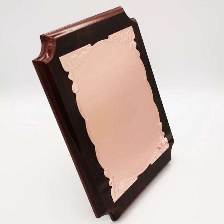 客人定制授权牌热转印铝板荣誉奖牌