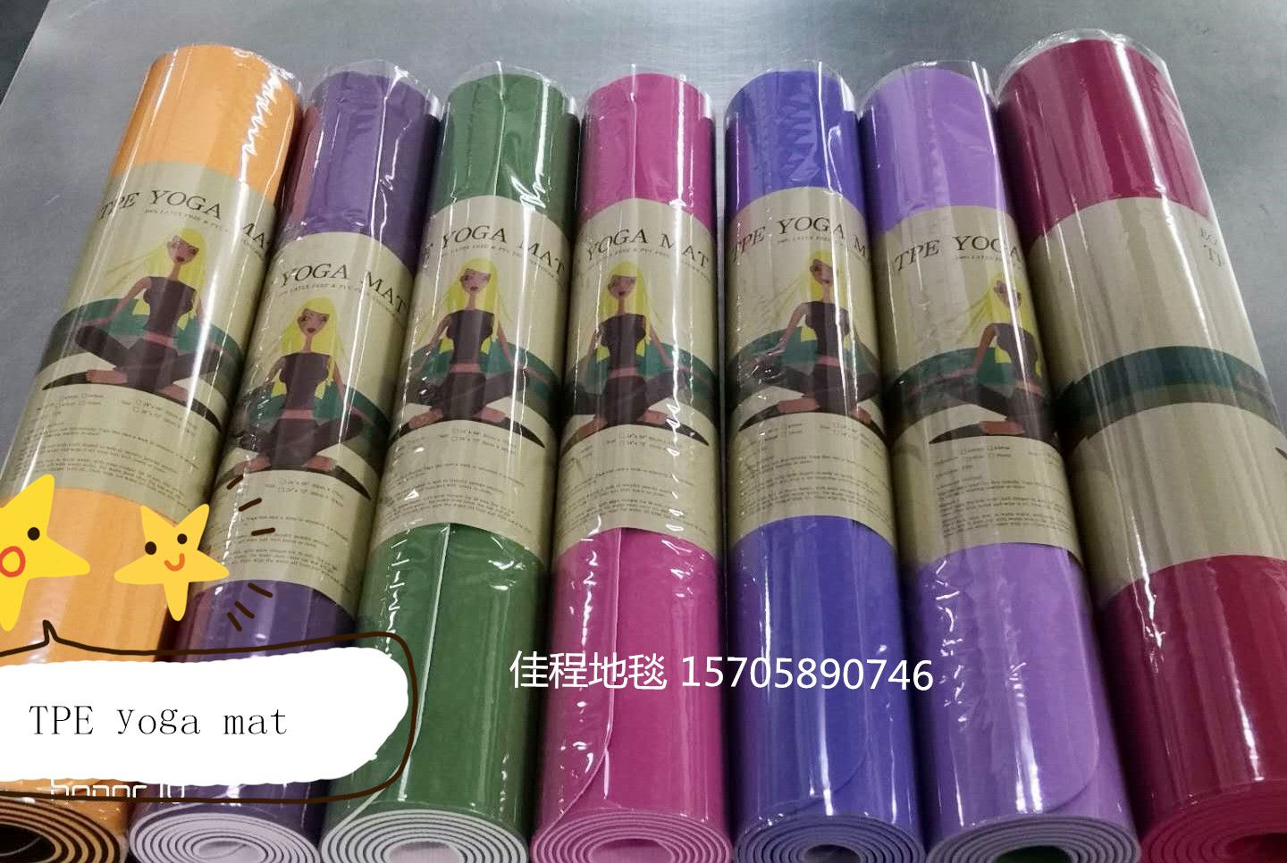 TPE4mm thick two-color yoga mat, tpe yoga mat, anti-slip yoga mat, sports mat, practice mat, two-color yoga mat Application Scenario