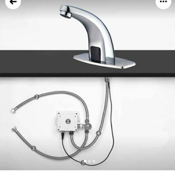 Induction faucet full figure