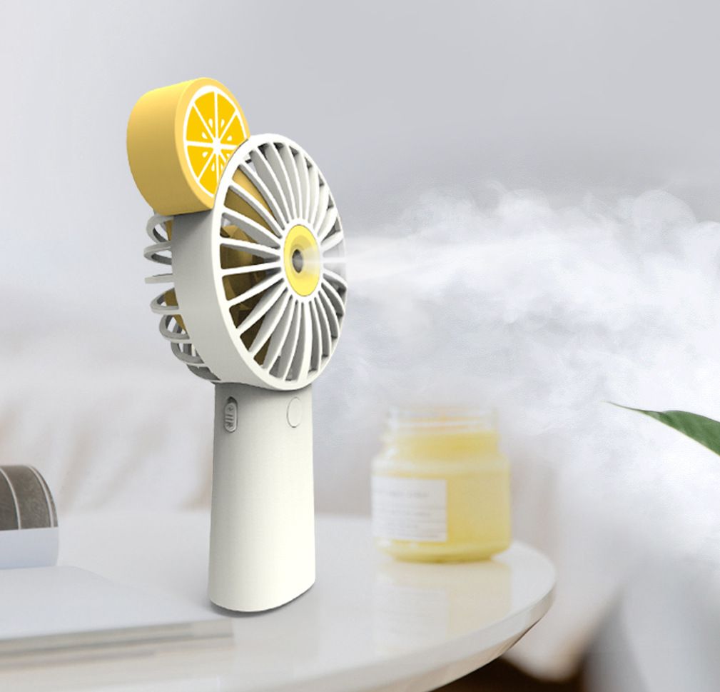 Office desktop shaking head small fan student charging cute brushless mute desktop portable small electric fan full figure