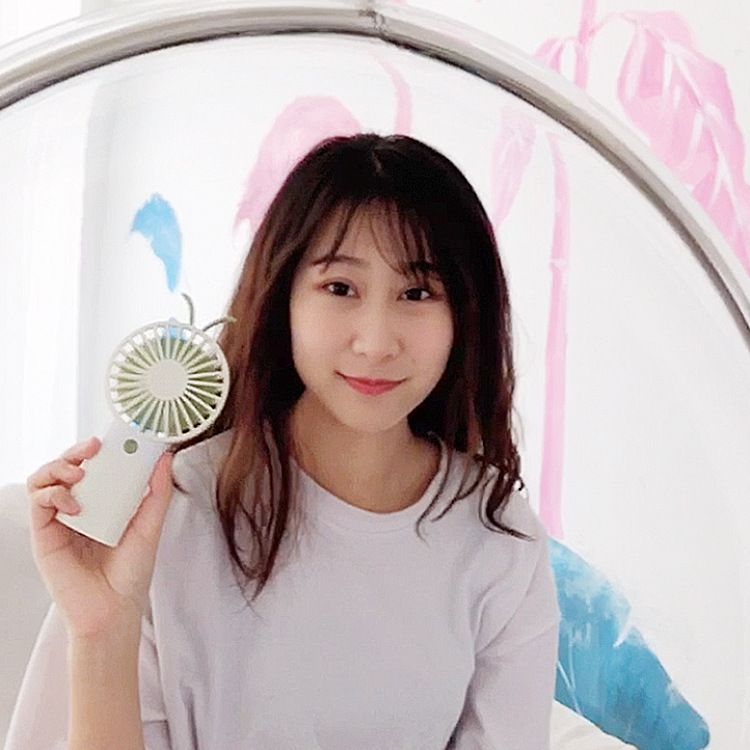 Mini hand-held USB small fan charging handheld portable dormitory small electric fan students outdoor small table fan Application Scenario