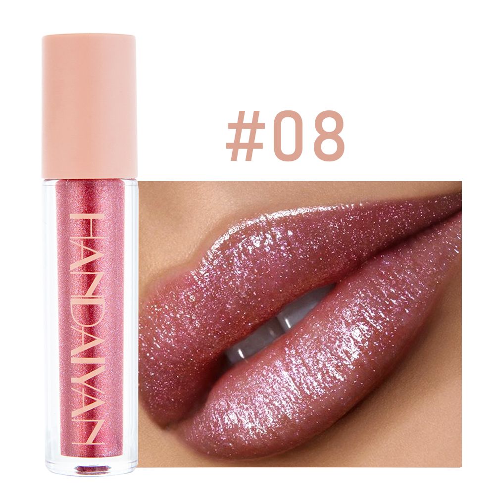 HANDAIYAN 韩黛妍滋润高光唇蜜 金属色钻石珠光唇彩唇釉 带闪璀璨详情图7