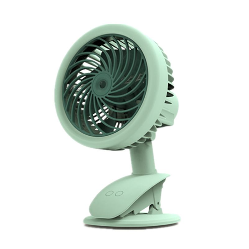 Desktop Office Portable desk fan USB Charging clip Shake head Spray Humidification Mute Air size fan Item Picture