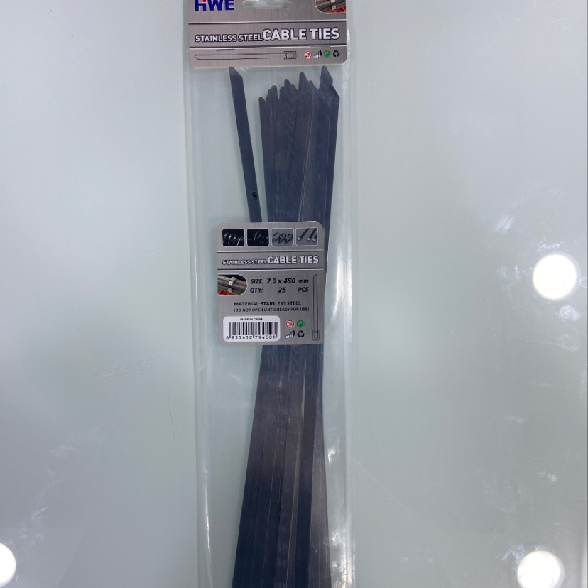 不锈钢扎带7.9*450 25PCS