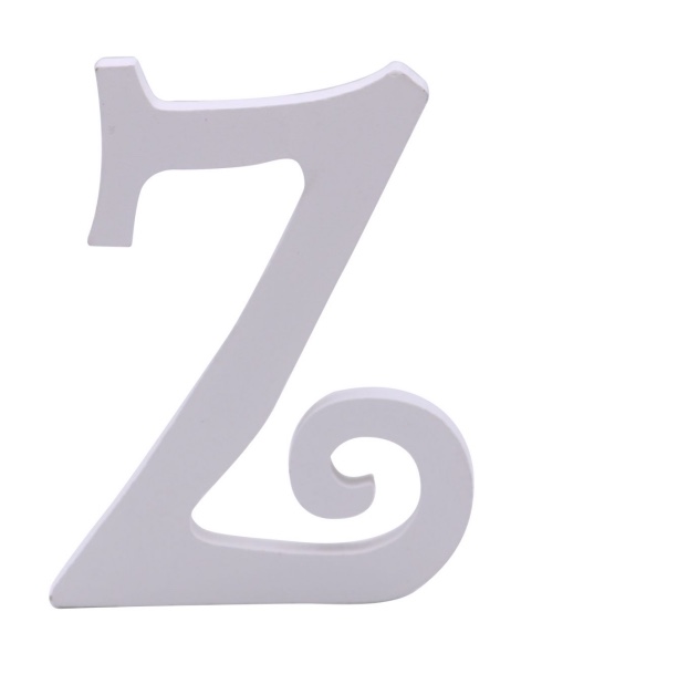 14.5CM 木质字母 装饰工艺品 派对装扮字母Z