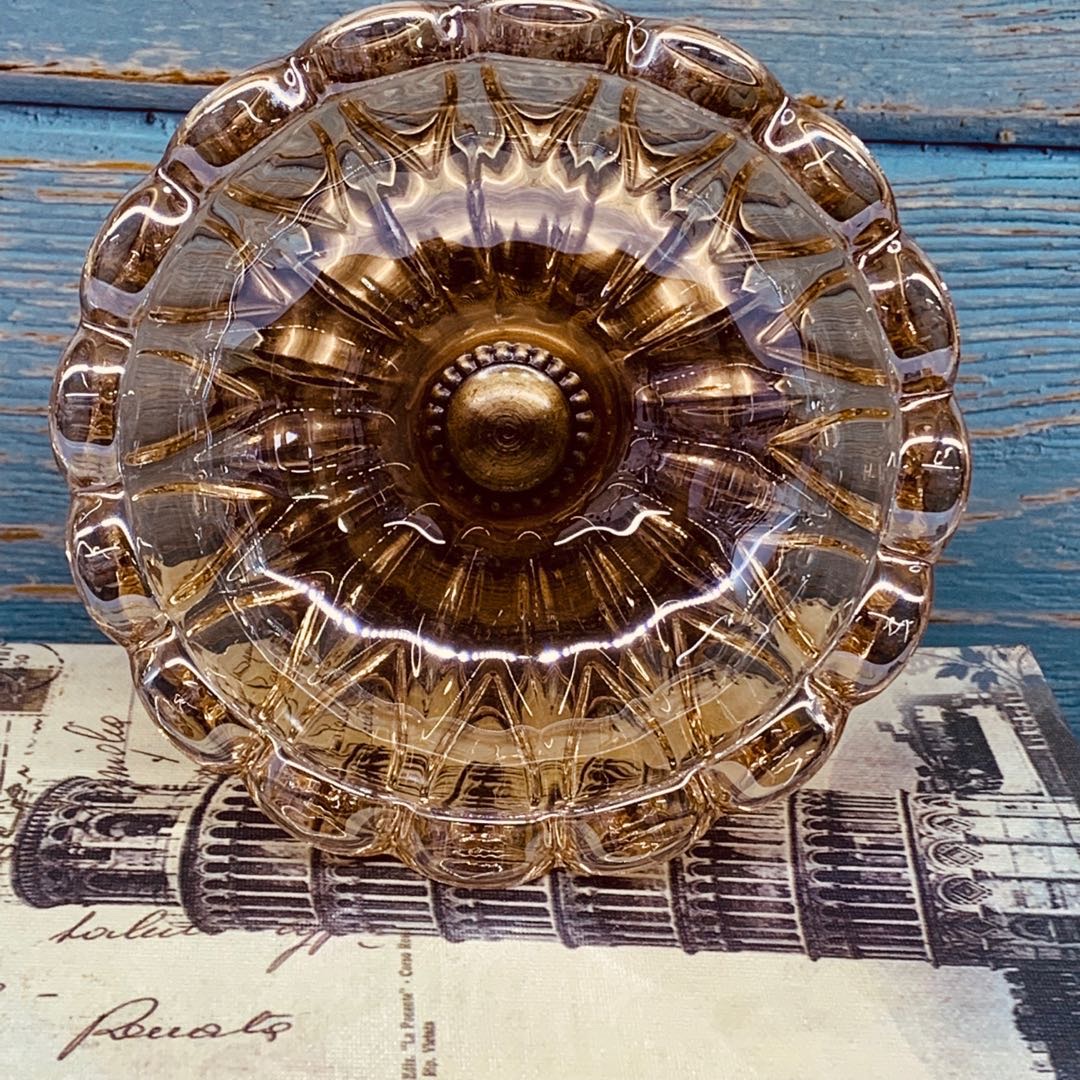 مصنوعات شاي خلاقة من الطراز الأوروبي، زخارف، زجاجية كريستالية، منفضة سجائر، إطار 12CM detail image 2