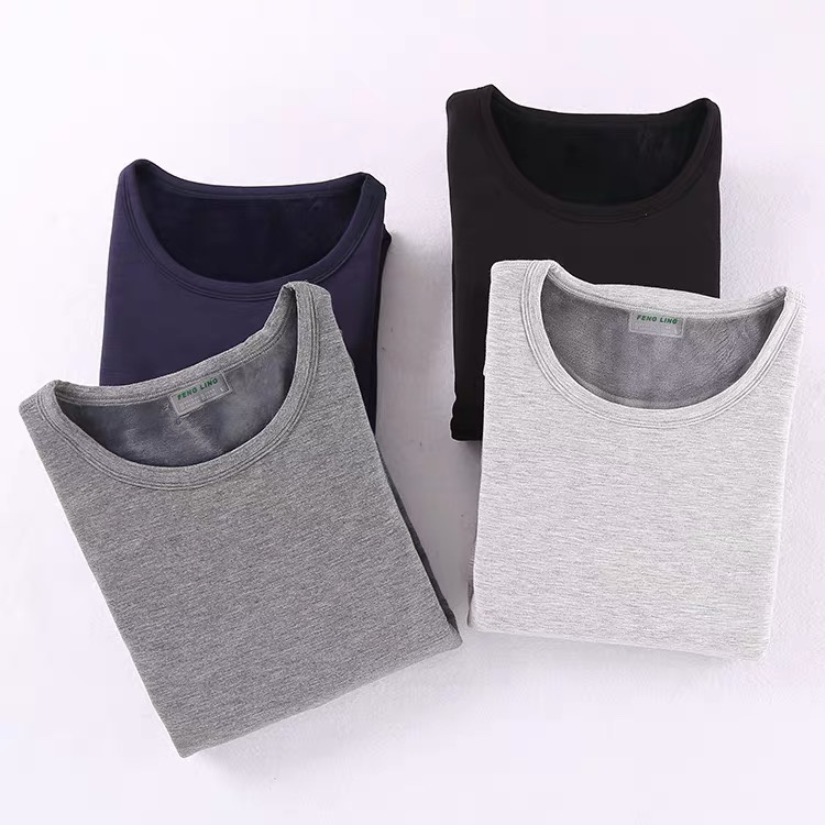 Men's thermal underwear with colored velvet thumbnail