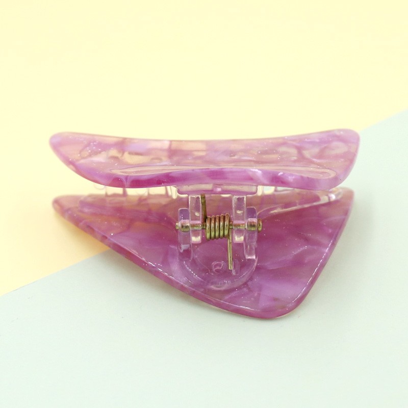 Headwear Adult Acetate Triangle Hairpin Acrylic Grab Clip Amazon Hot Manufacturers Direct Sales Specification drawing