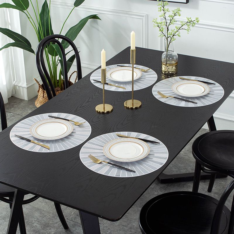 隔热防烫皮革pvc西餐垫子欧式轻奢家用餐桌垫布产品图