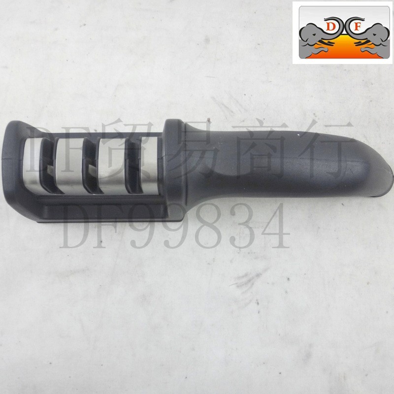 DF99150 纯黑磨刀器磨刀器家用三段式打磨工具多功能四段摆摊磨刀神器快速磨刀石 DF TRADING HOUSE详情3