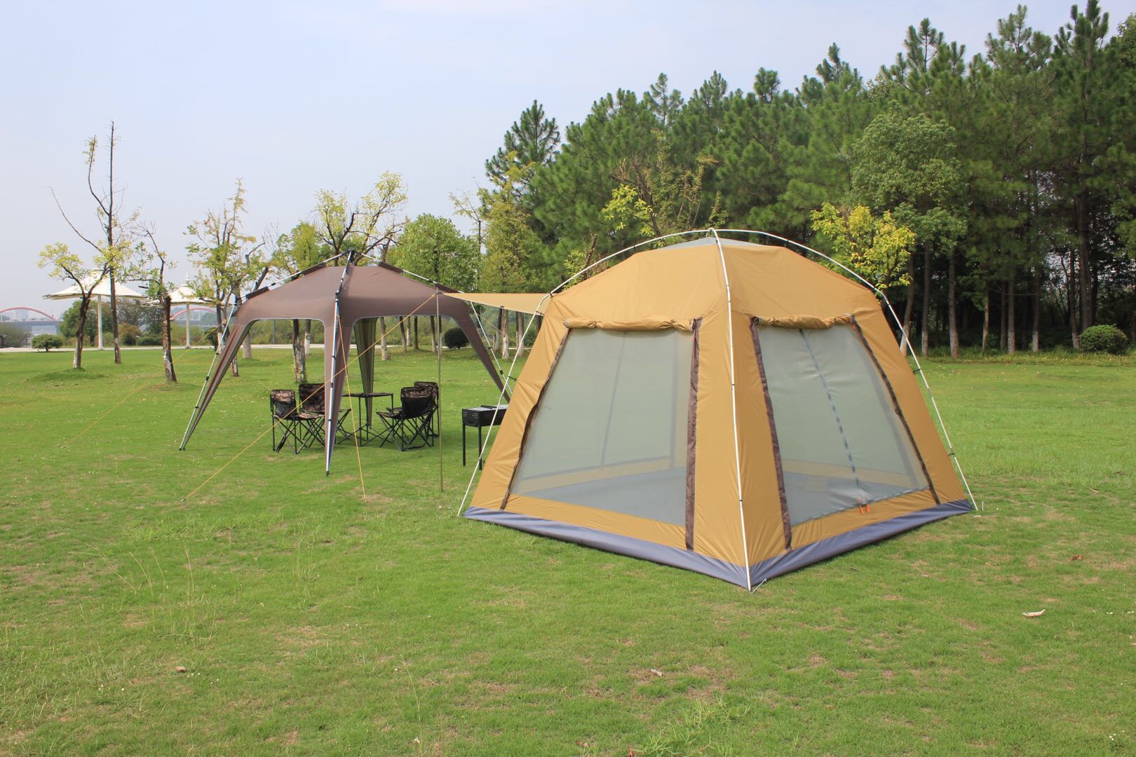 Dual-purpose automatic tent details Picture
