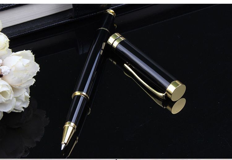 Metal signature pen for office and business use, financial special signature pen, creative set of metal pen Specification image