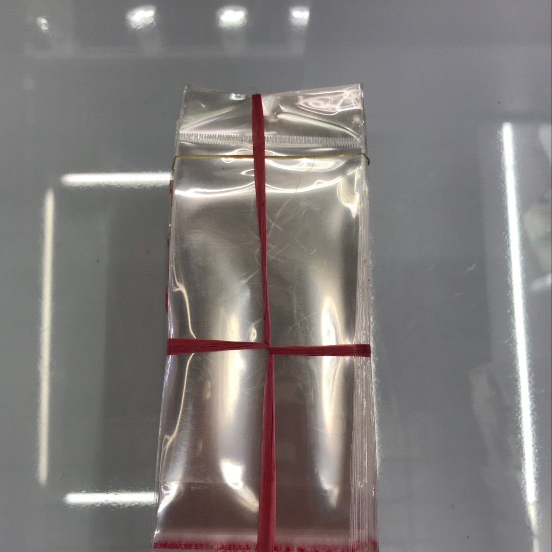 Transparent hanging card bag 4