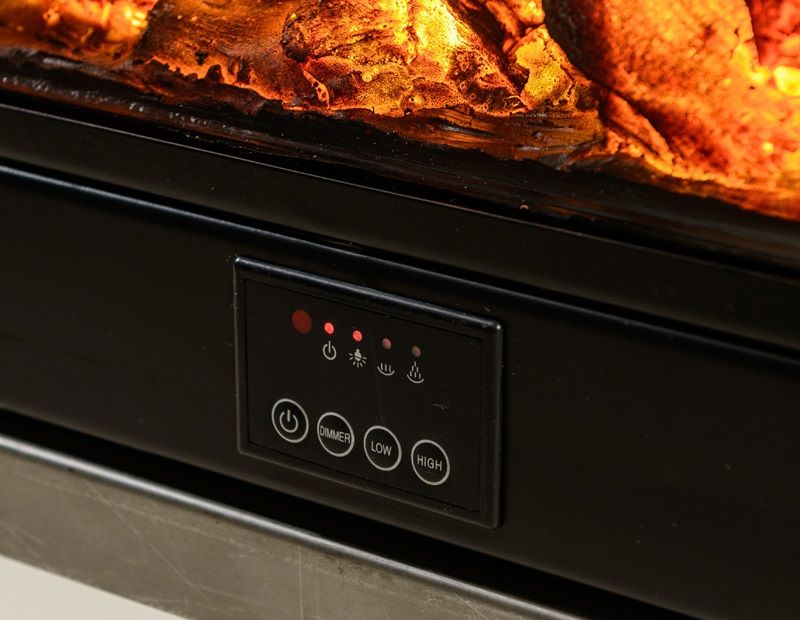 Custom mantelpiece simulated fire decorative fireplace portable benchtop mantelpiece electronic fireplace heater for home use Application Scenario