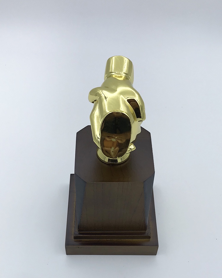 握手奖杯合金奖杯合作伙伴共赢奖杯团队赛事奖杯详情图7