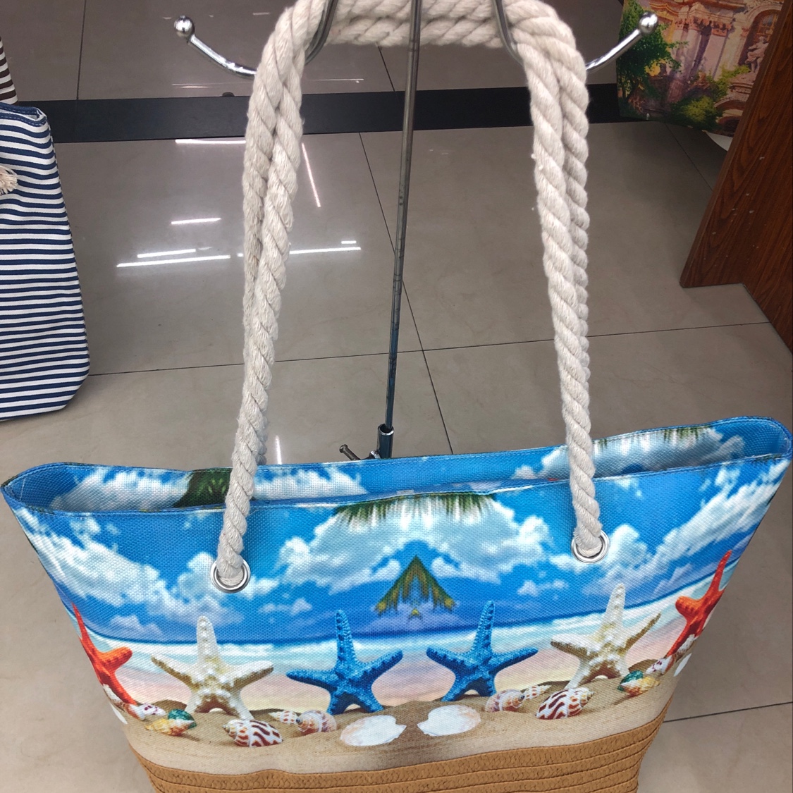 印花拼接草编