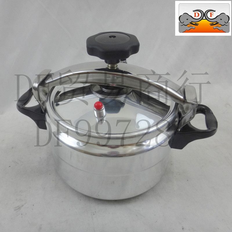 DF99728 Double ear explosion-proof cooker Pressure cooker fast pressure cooker explosion-proof large capacity canteen hotel gas thick composite bottom aluminum alloy pressure cooker DF TRADING HOUSE