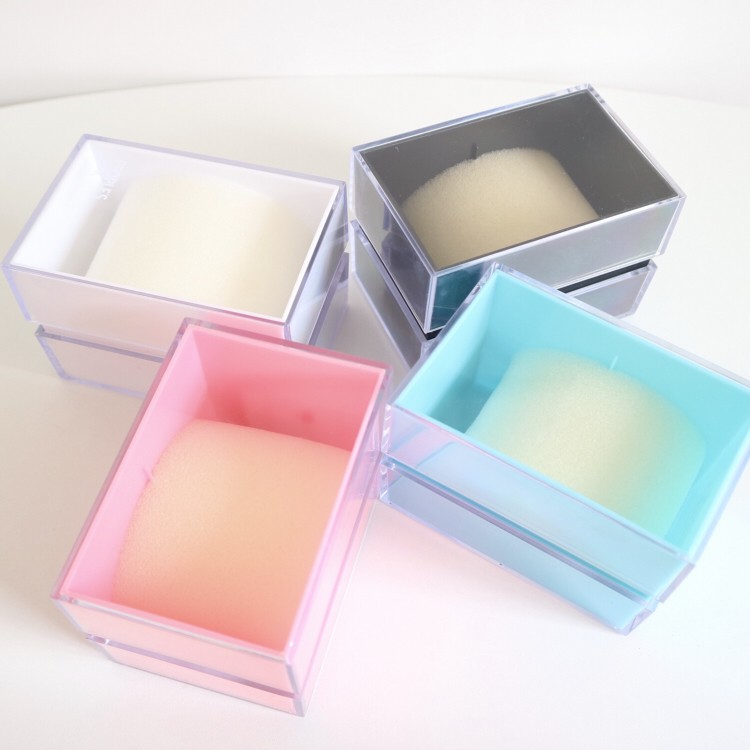Plastic watch box, C-shaped transparent watch box, gift box, acrylic in stock, custom-made, factory direct sales detail image 1