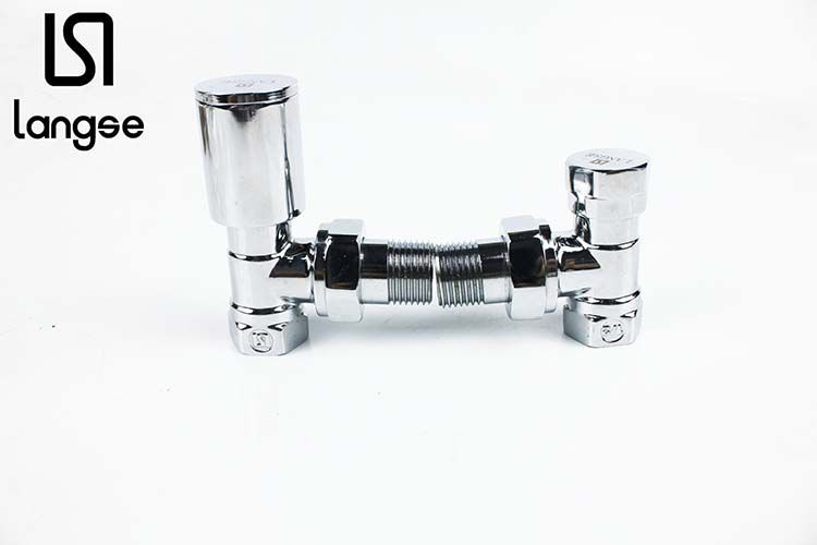 1/2 High-Grade Electroplated Copper Heating Valve Set details Picture