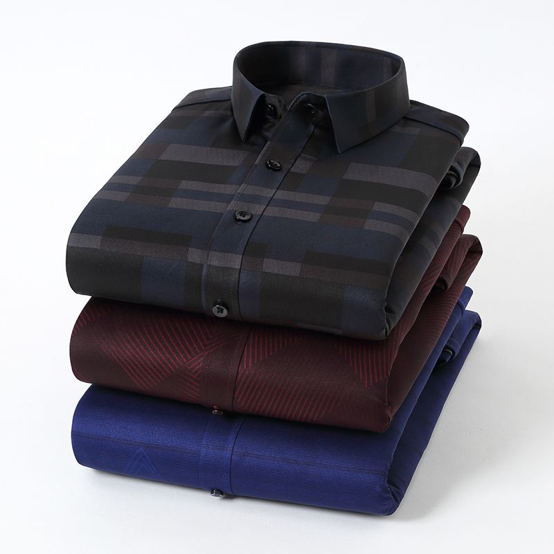 The new thickened cashmere return shirt for men is the top choice for business and casual winter. It is a warm long-sleeved shirt for men Specification image