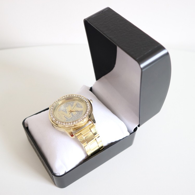 Watch box manufacturer direct sales, custom-made high-end watch boxes in stock, couple mechanical watch boxes, leather and wood grain road detail image 1