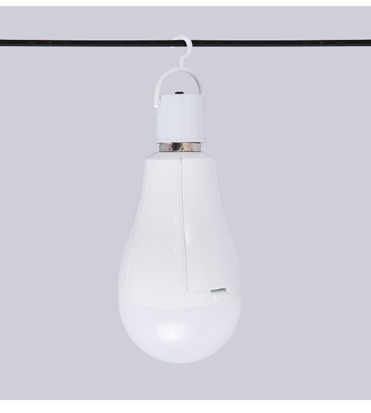 Foreign trade best-selling street stall charging lamp, outdoor camping lamp, AC/DC emergency outdoor hook rechargeable bulb detail image 13