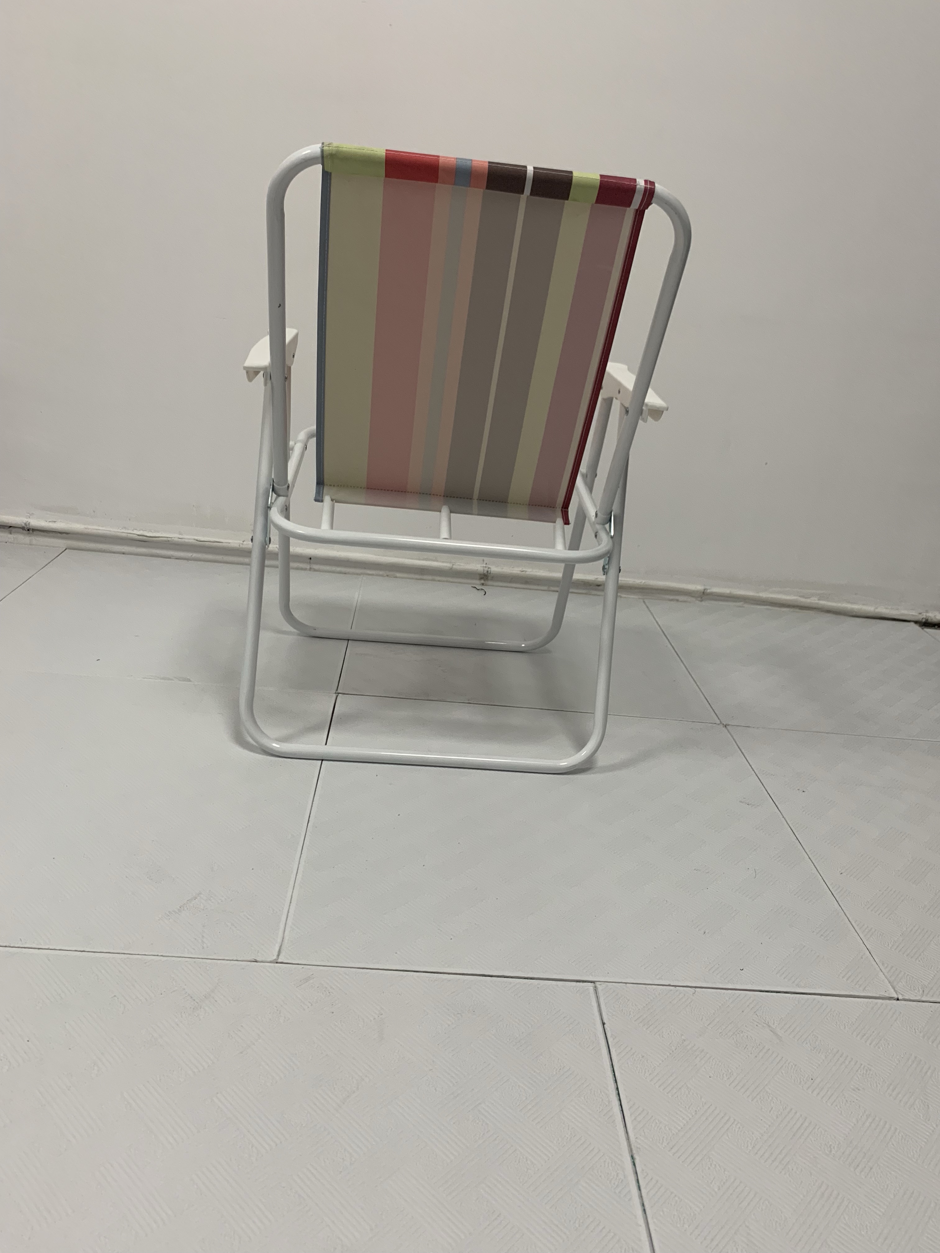 条纹弹簧椅休闲椅户外折叠椅钓鱼椅懒人椅详情图1