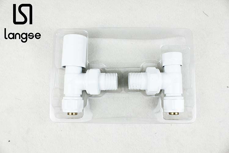 High-Grade Electroplating Paint Copper Heating Valve Set Langse Color Box Item Picture