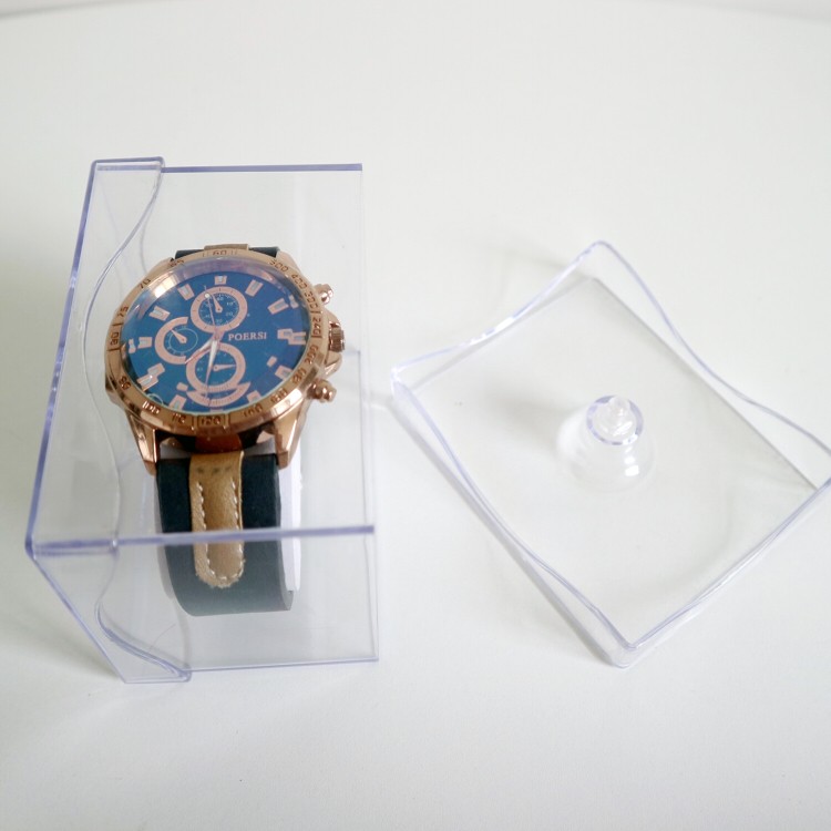 Plastic watch boxes, transparent watch boxes, gift boxes, acrylic products in stock, factory direct sales detail image 3