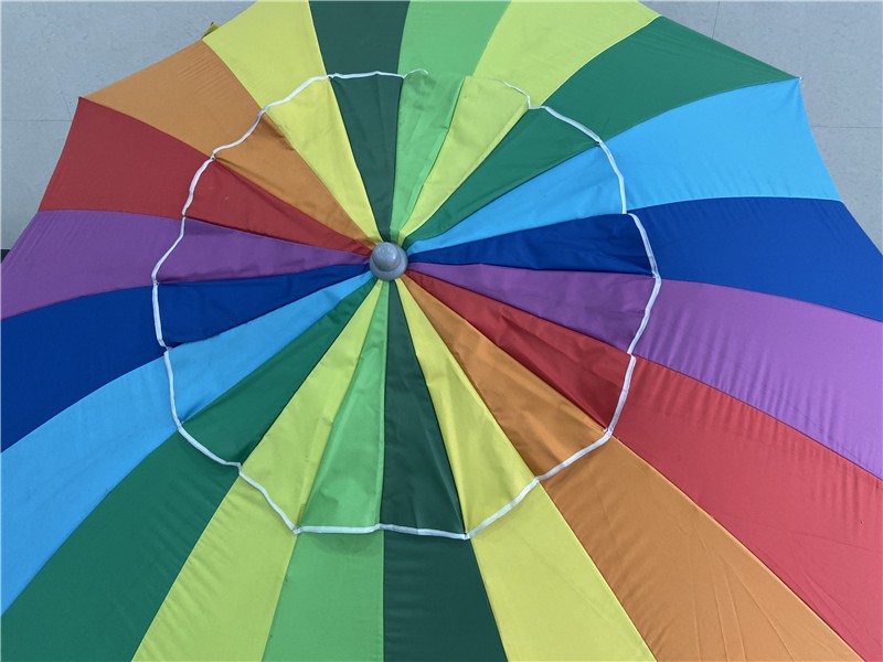 110公分沙滩伞44寸沙滩伞彩虹图案详情图1