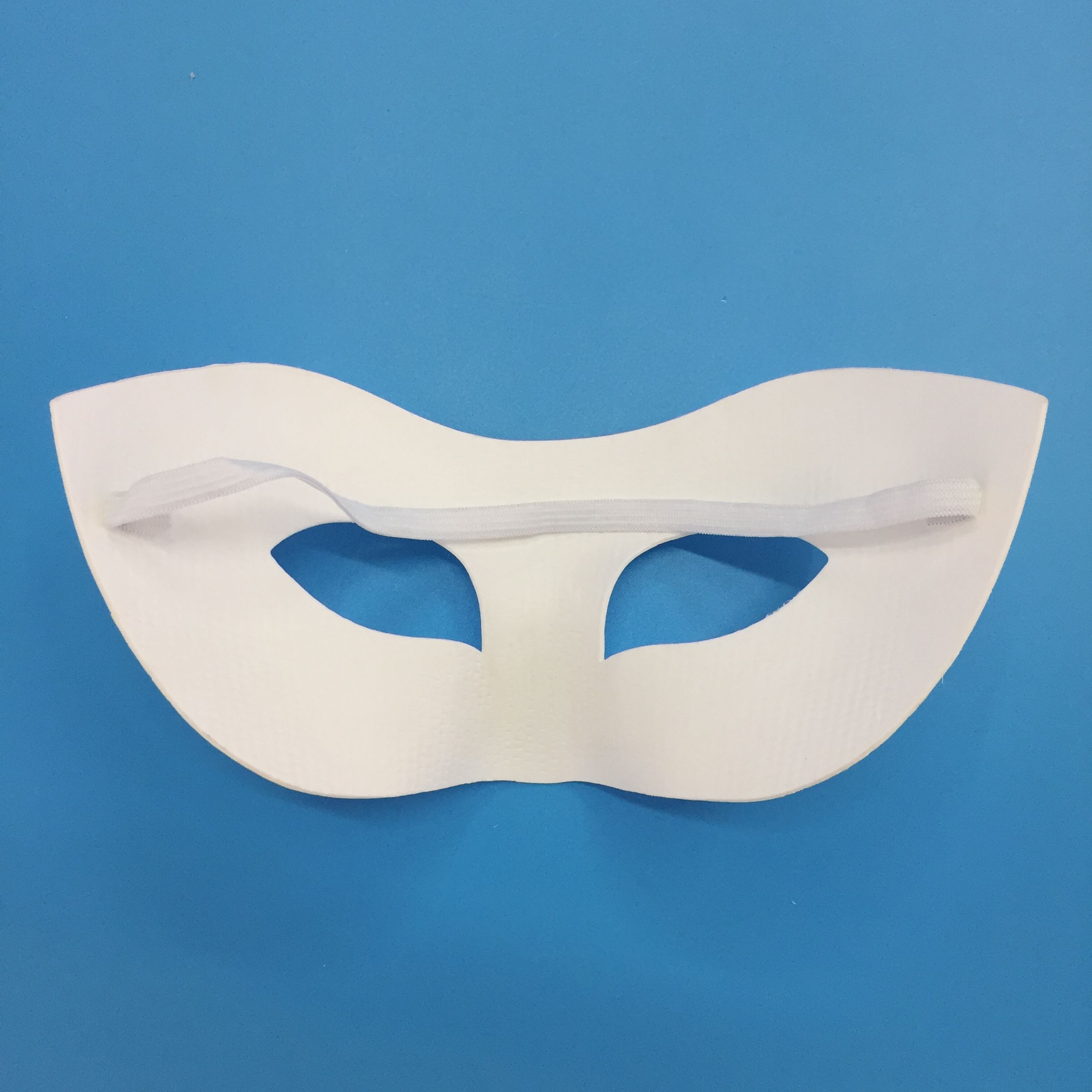 一次性DIY空白手绘儿童面具佐罗幼儿园手工模具纸浆彩绘产品图