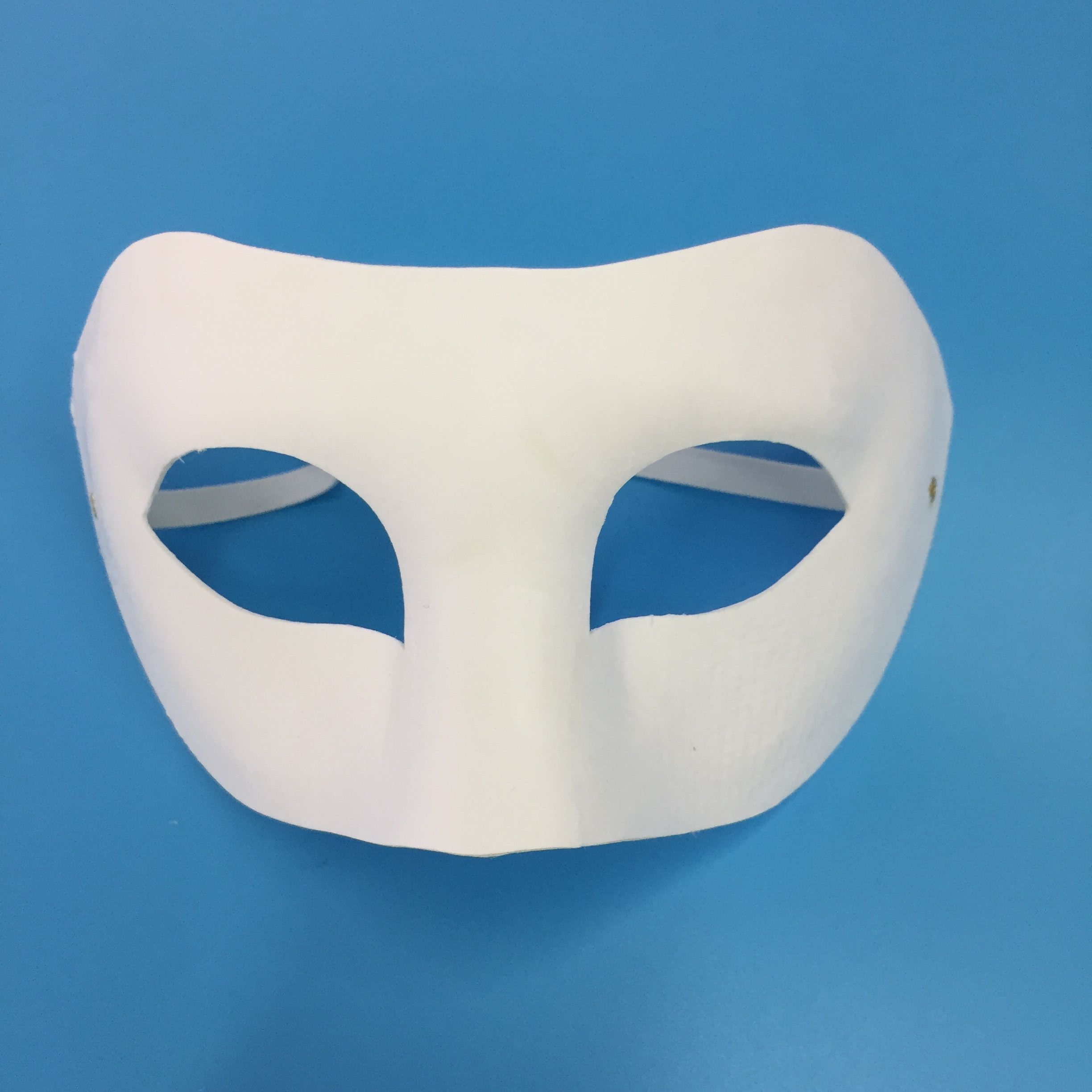 一次性DIY空白手绘儿童面具佐罗幼儿园手工模具纸浆彩绘