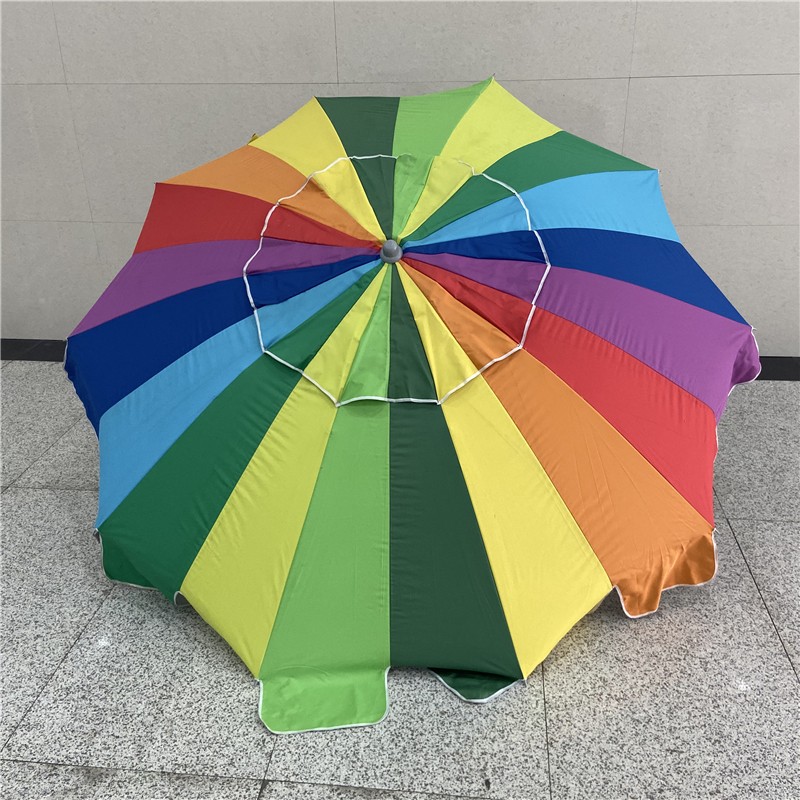 110公分沙滩伞44寸沙滩伞彩虹图案详情图13