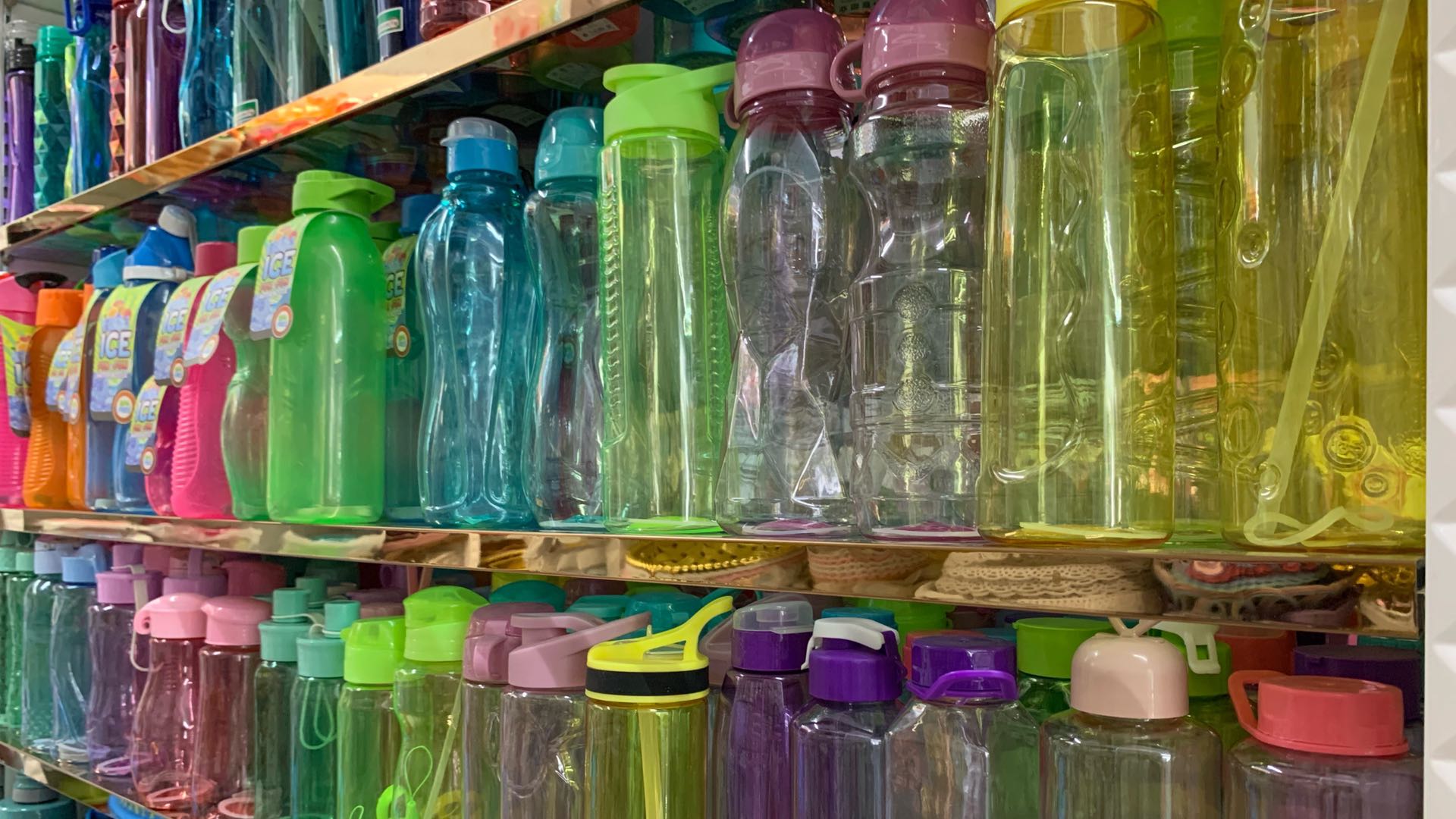 Spring colorful series drinking water bottle colorful thumbnail