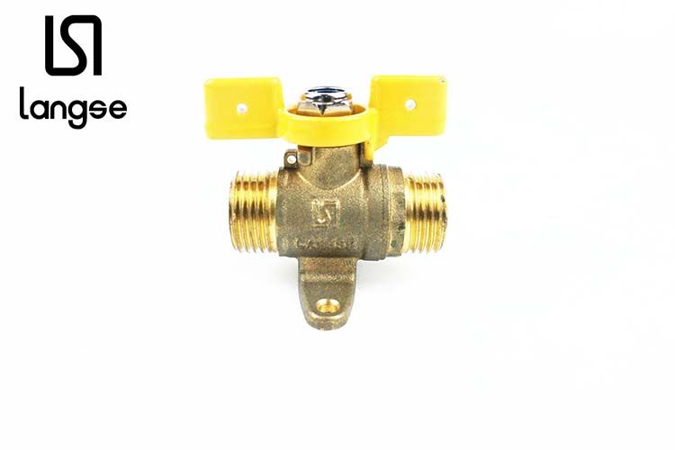 1/2*16 Heavy Duty Copper Gas Valve Langse Color Box Packing details Picture