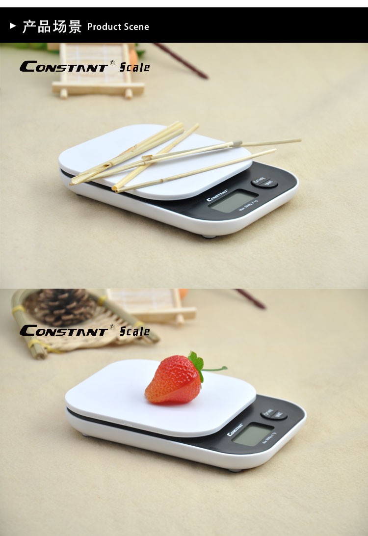 14192-46B mini compact kitchen scale, cooking scale, high-precision household baking medicinal materials, high-precision 5kg/1g weighing scale detail image 8