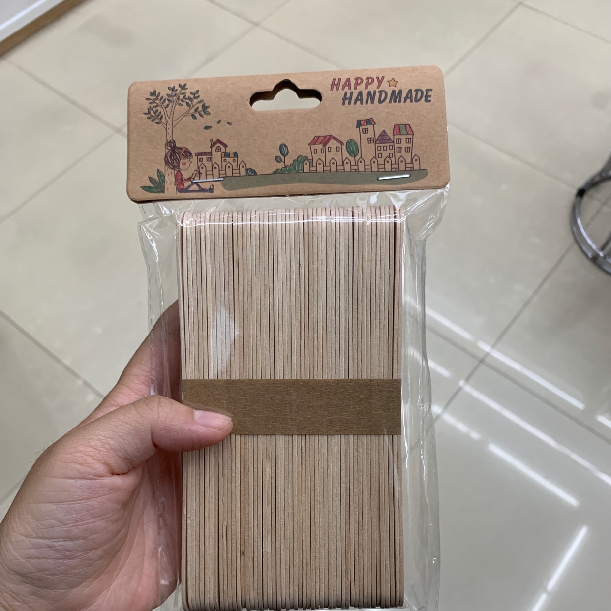 150本色雪糕棒，手工创意类木棒1详情2