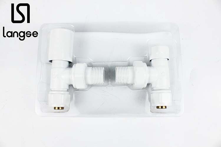 High-Grade Electroplating Paint Copper Heating Valve Set Langse Color Box
