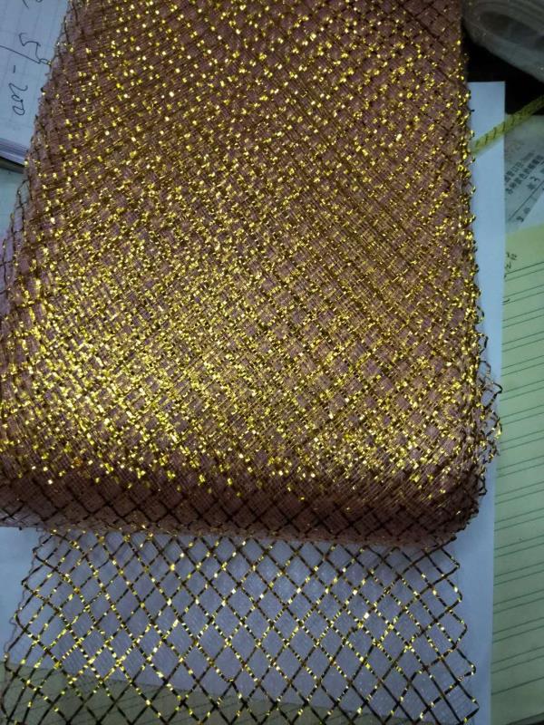 16 Cm Silver Mesh details Picture