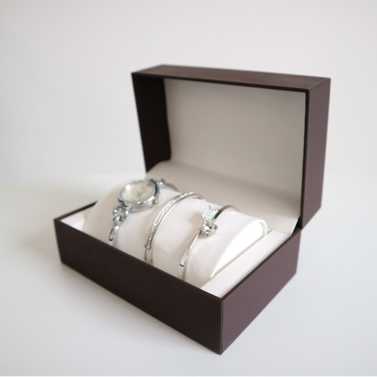 Watch box, jewelry box, bracelet box, watch box manufacturer custom-made direct sales, wholesale in stock, single watch box minimum order one piece, report detail image 5