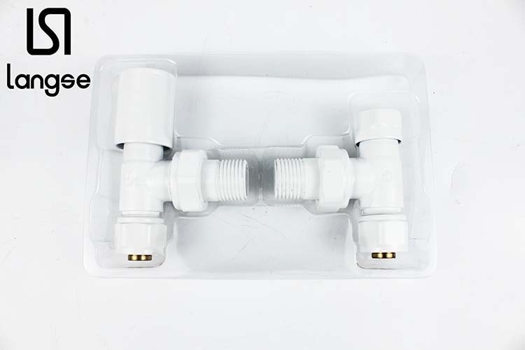 High-Grade Electroplating Paint Copper Heating Valve Set Langse Color Box full figure